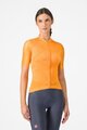 CASTELLI Kolesarski dres s kratkimi rokavi - FANTASIA - oranžna