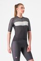 CASTELLI Kolesarski dres s kratkimi rokavi - ELEGANTE - črna