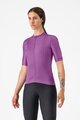 CASTELLI Kolesarski dres s kratkimi rokavi - UNLIMITED W - vijolična