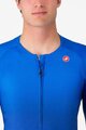 CASTELLI Kolesarski dres z dolgimi rokavi poletni - UPF LONG - modra