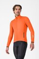 CASTELLI Kolesarska  podaljšana jakna - ALPHA 150 - oranžna