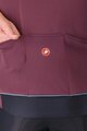 CASTELLI Kolesarska  podaljšana jakna - ALPHA 150 - bordo