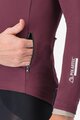CASTELLI Kolesarska  podaljšana jakna - ALPHA 150 - bordo