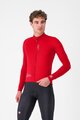 CASTELLI Kolesarska  vetru odporna jakna - DO.DI.CI. - rdeča