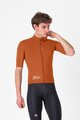 CASTELLI Kolesarska  vetru odporna jakna - DO.DI.CI. SHORT SLEEVE - rjava