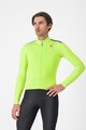 CASTELLI Kolesarski dres z dolgimi rokavi zimski - PURO 4 - svetlo zelena