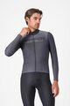 CASTELLI Kolesarski dres z dolgimi rokavi zimski - APICE - siva