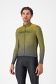 CASTELLI Kolesarski dres z dolgimi rokavi zimski - APICE - zelena