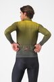 CASTELLI Kolesarski dres z dolgimi rokavi zimski - APICE - zelena