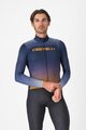 CASTELLI Kolesarski dres z dolgimi rokavi zimski - APICE - modra