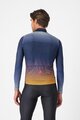 CASTELLI Kolesarski dres z dolgimi rokavi zimski - APICE - modra