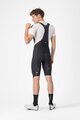 CASTELLI Kolesarske kratke hlače z naramnicami - OMLOOP THERMAL - črna