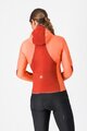 CASTELLI Kolesarska  podaljšana jakna - UNLIMITED W - oranžna/rdeča