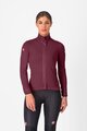 CASTELLI Kolesarska  podaljšana jakna - ALPHA 150 W - bordo