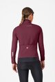 CASTELLI Kolesarska  podaljšana jakna - ALPHA 150 W - bordo