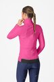 CASTELLI Kolesarska  podaljšana jakna - ESPRESSO AIR W - rožnata