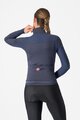 CASTELLI Kolesarski dres z dolgimi rokavi zimski - SFIDA 3 - modra