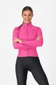 CASTELLI Kolesarski dres z dolgimi rokavi zimski - SFIDA 3 - rožnata