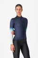 CASTELLI Kolesarski dres z dolgimi rokavi zimski - CORSO THERMAL - modra