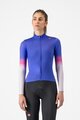 CASTELLI Kolesarski dres z dolgimi rokavi zimski - CORSO THERMAL - vijolična