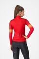 CASTELLI Kolesarski dres z dolgimi rokavi zimski - CORSO THERMAL - rdeča
