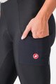 CASTELLI Kolesarske dolge hlače z naramnicami - UNLIMITED W DT - črna