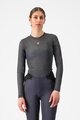 CASTELLI Kolesarska  majica z dolgimi rokavi - FLANDERS 2 WARM W - siva