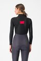 CASTELLI Kolesarska  majica z dolgimi rokavi - FLANDERS 2 WARM W - črna
