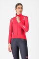 CASTELLI Kolesarska  podaljšana jakna - PERFETTO ROS 3 W - rdeča