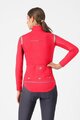 CASTELLI Kolesarska  podaljšana jakna - PERFETTO ROS 3 W - rdeča