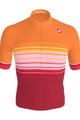 CASTELLI Kolesarski dres s kratkimi rokavi - SQUADRA GUEST DESIGNER A019 - oranžna/rdeča