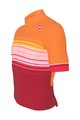 CASTELLI Kolesarski dres s kratkimi rokavi - SQUADRA GUEST DESIGNER A019 - oranžna/rdeča