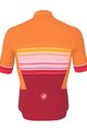 CASTELLI Kolesarski dres s kratkimi rokavi - SQUADRA GUEST DESIGNER A019 - oranžna/rdeča