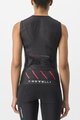 CASTELLI Kolesarski dres brez rokavov - FREE W TRI - črna/rožnata