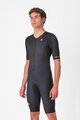 CASTELLI Kolesarski kombinezon - CORE TRI SUIT SHORT SLEEVE - črna