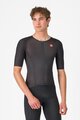 CASTELLI Kolesarski dres s kratkimi rokavi - FREE SPEED 3 RACE TOP - črna