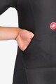CASTELLI Kolesarski kombinezon - CORE TRI W SUIT SHORT SLEEVE - črna