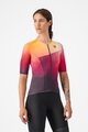 CASTELLI Kolesarski dres s kratkimi rokavi - FREE SPEED 3 W RACE TOP - večbarvno