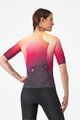 CASTELLI Kolesarski dres s kratkimi rokavi - FREE SPEED 3 W RACE TOP - večbarvno