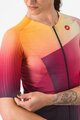 CASTELLI Kolesarski dres s kratkimi rokavi - FREE SPEED 3 W RACE TOP - večbarvno