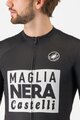 CASTELLI Kolesarski dres s kratkimi rokavi - VINTAGE GIRO D´ITALIA - črna