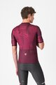 CASTELLI Kolesarski dres s kratkimi rokavi - GIRO SIENA - bordo
