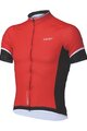 BBB Kolesarski dres s kratkimi rokavi - COMFORTFIT - rdeča/črna