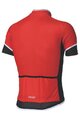 BBB Kolesarski dres s kratkimi rokavi - COMFORTFIT - rdeča/črna