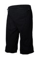 BBB Kolesarske kratke hlače brez naramnic - DELTASHIELD SHORTS - črna