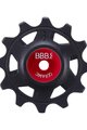 BBB jermenice menjalnika - ROLLERBOYS CERAMIC 12T, 14T - rdeča/črna
