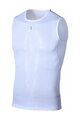 BBB Kolesarska  majica brez rokavov - MESHLAYER - bela