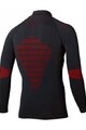 BBB Kolesarska  majica z dolgimi rokavi - FIRLAYER - rdeča/črna