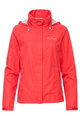 VAUDE nepremočljiva jakna - ESCAPE BIKE LIGHT - rdeča