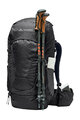 VAUDE nahrbtnik - ASYMMETRIC 42+8 - črna